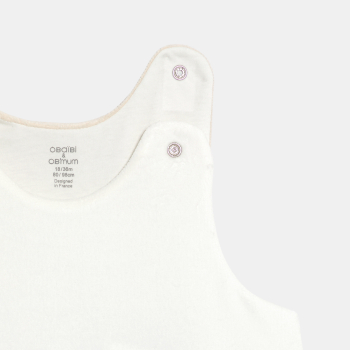 كيس نوم مخملي على شكل كلب باللون البيج للأطفال الرضع